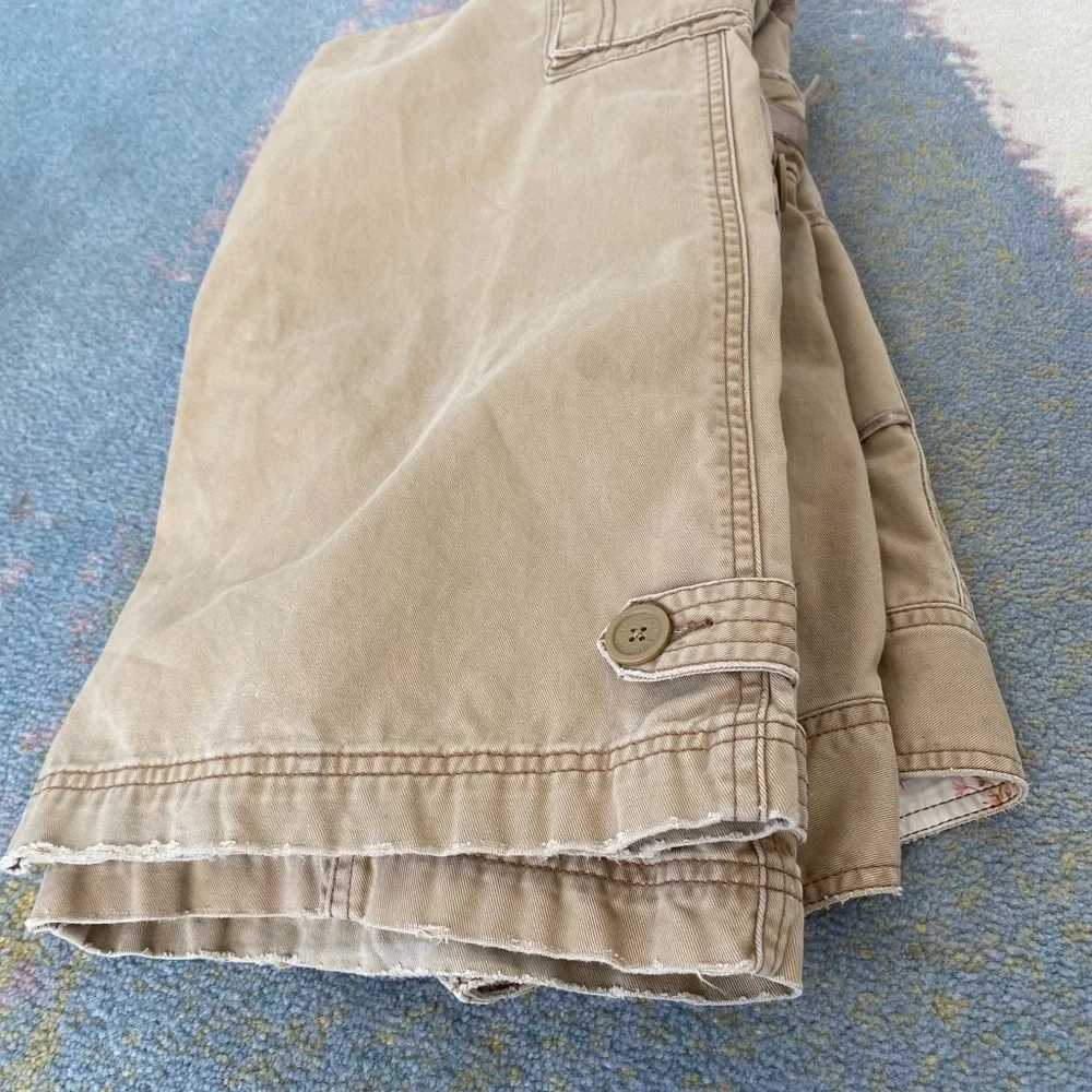 Abercrombie & Fitch Vintage 90’s low rise khaki Cargo Pants rare - Picture 7 of 8